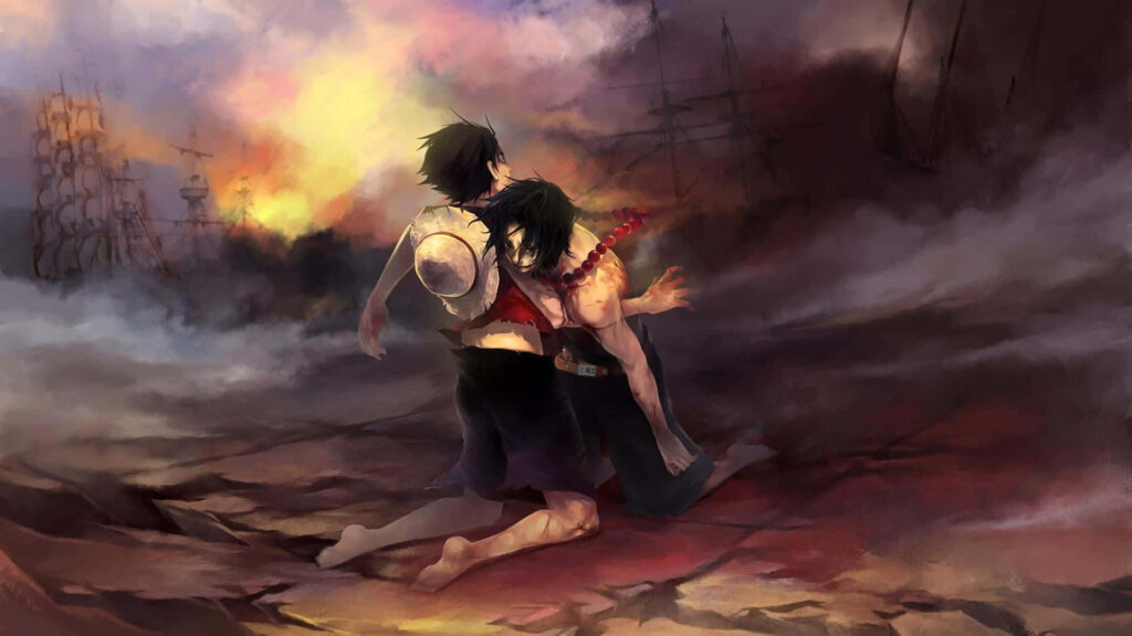 one piece aces anime death